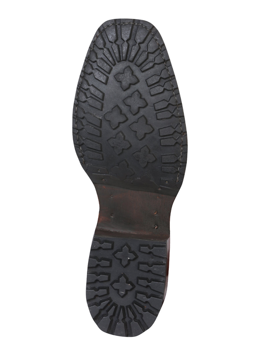 Bota Vaquera de Hombre El General en Piel Crazy Color Chocolate 40673
