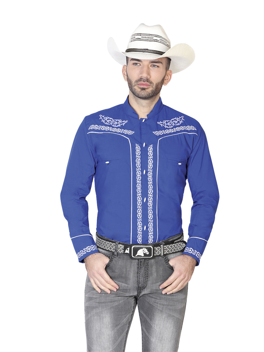 El Señor de los Cielos El Bordado Royal Azul/Blanco