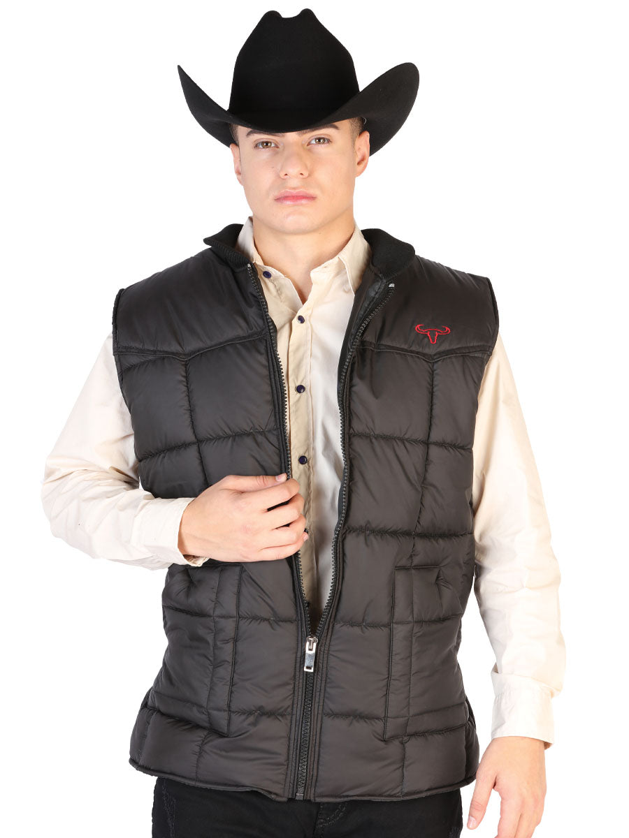 CHALECO VAQUERO/A BLOOMA Negro