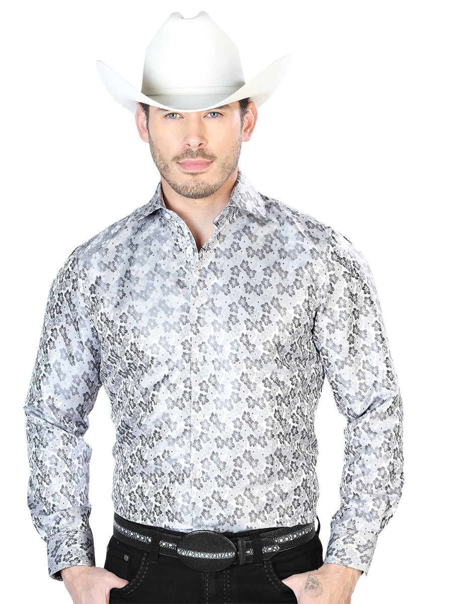 Camisa Manga Larga El Señor de los Cielos Manga Larga El 2108024 % Microfibra () Gris