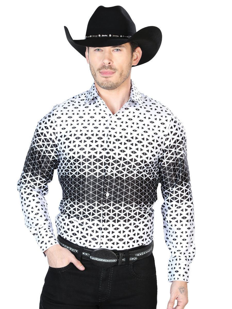Camisa Manga Larga El Señor de los Cielos Manga Larga El 3 Gris