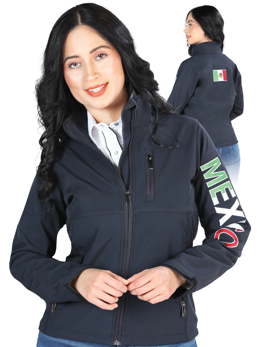 El General Chamarra Bonded Fleece Woman % Navy