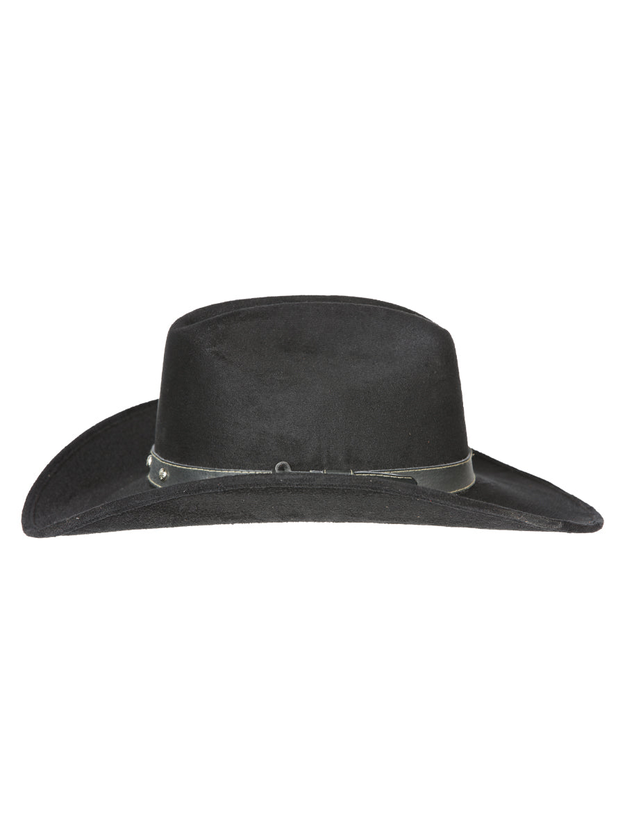 Sombrero El General Gamuza Vaquero NiñOs Sombrero Negro