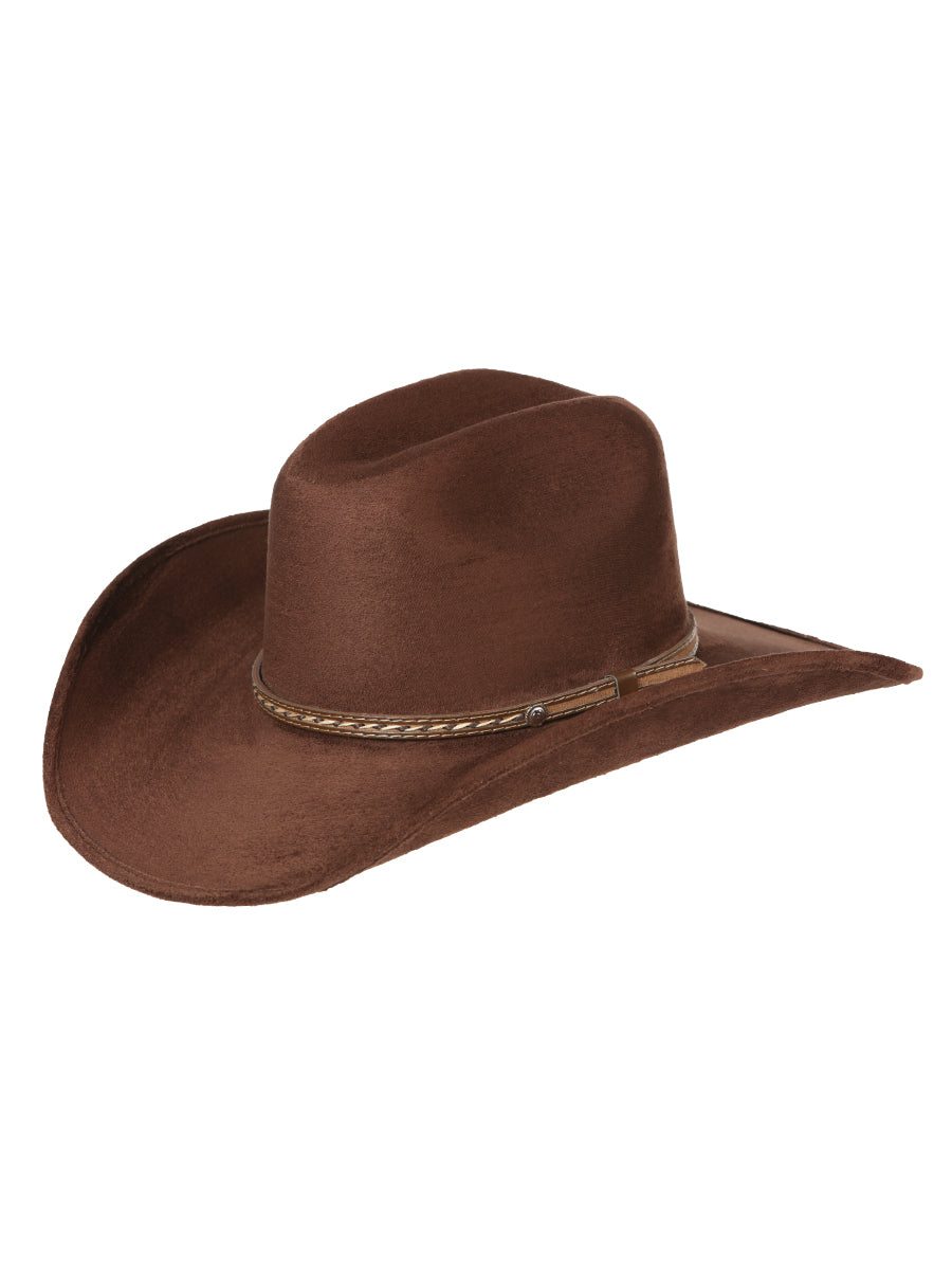 Sombrero El General Gamuza Vaquero Sombrero Oscuro Café