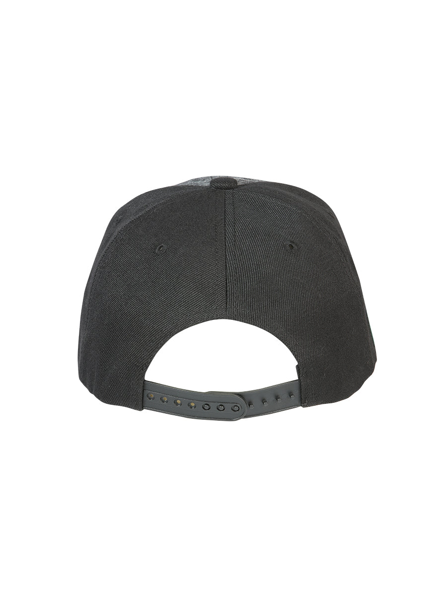 El General Gorra Bull Tela Negro/Gris