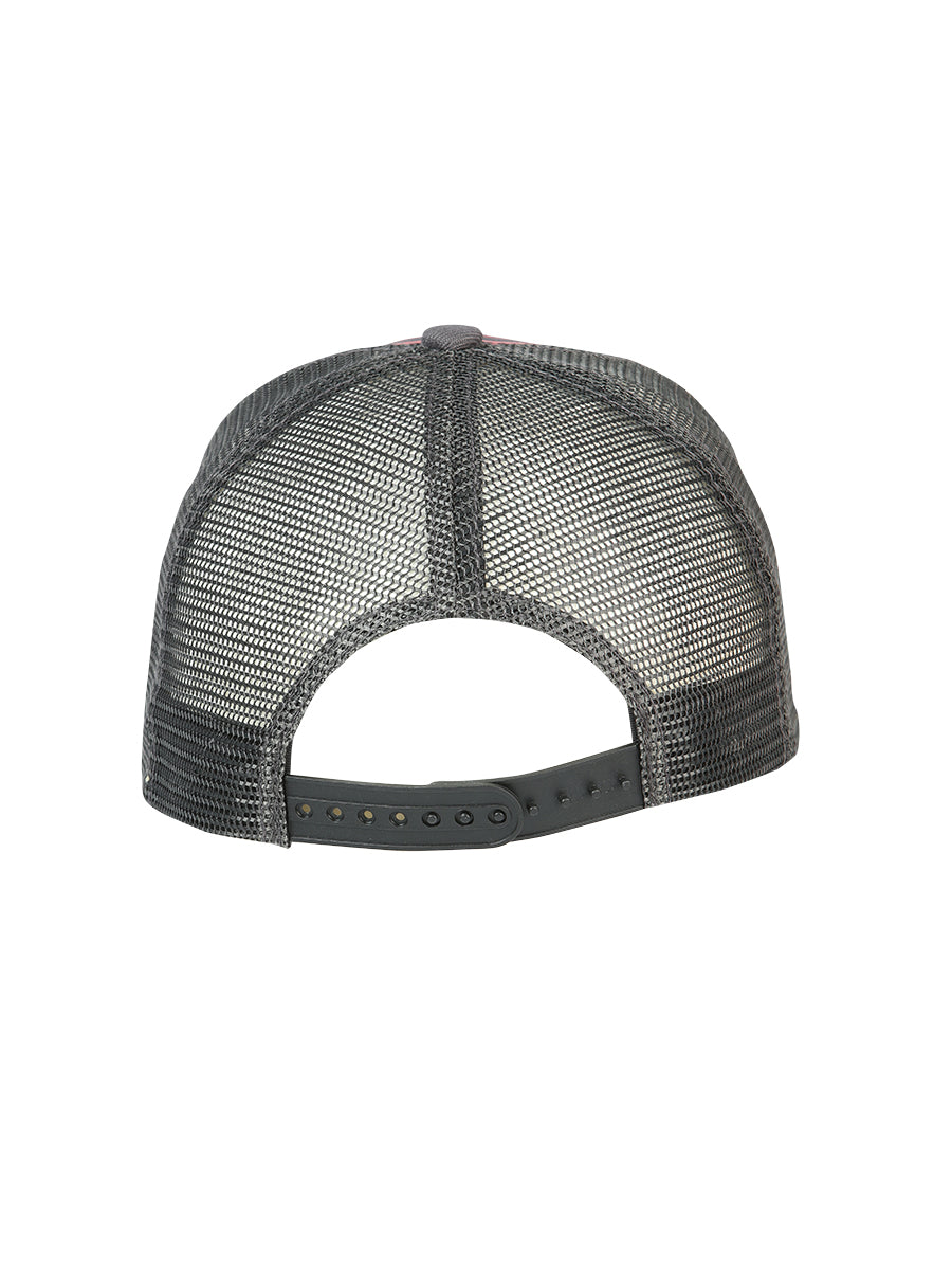 Sombrero Vaquero de Hombre El General en Tela Color Negro/Rojo 44372