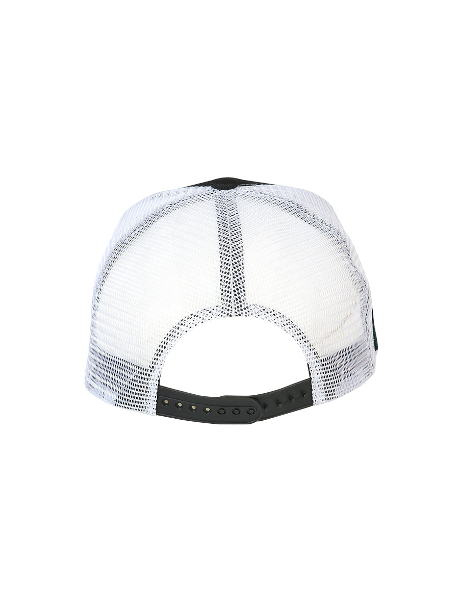 El General Gorra Bull Tela Negro/Blanco