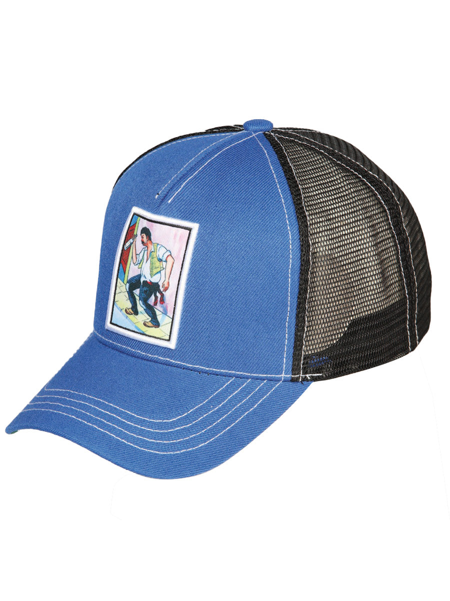 El General Gorra El Borracho Tela Azul/Negro