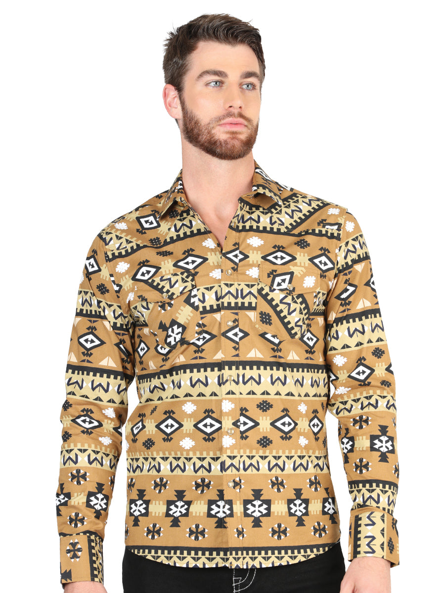 Camisa Manga Larga El General Manga Larga Del General Mustard