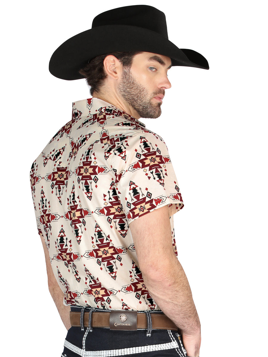Camisa Manga Larga El General Vaquero Ivory