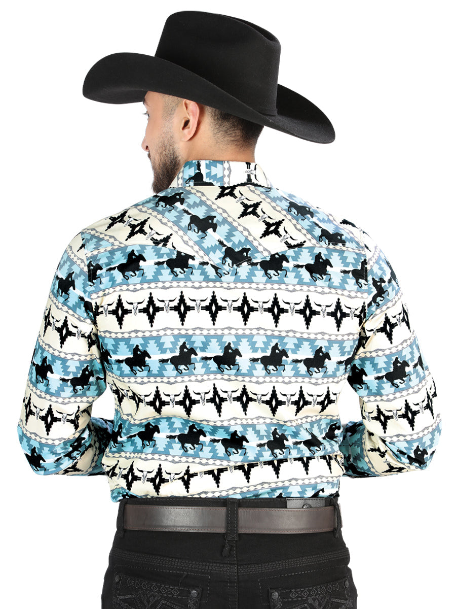 Camisa Manga Larga El General Manga Larga Ivory