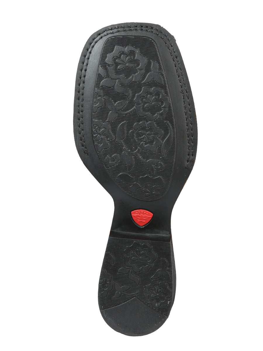 Bota Vaquera Rodeo El General para Dama - Negro - Modelo 44636