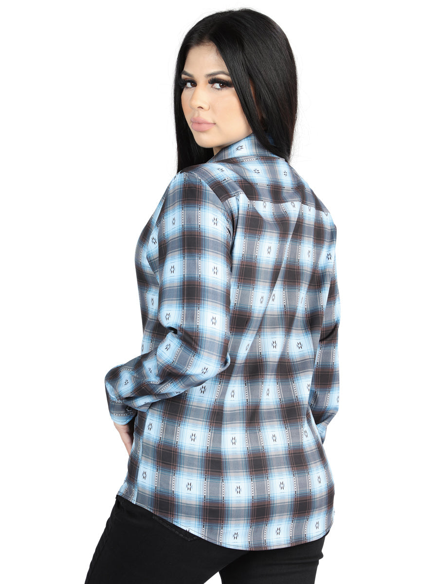 el General - Casual Long - Sleeve Camisa - Negro/beige 44719