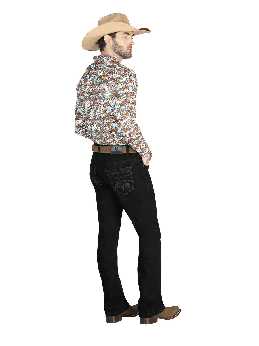 Pantalon Centenario Zd Mezclilla Negro