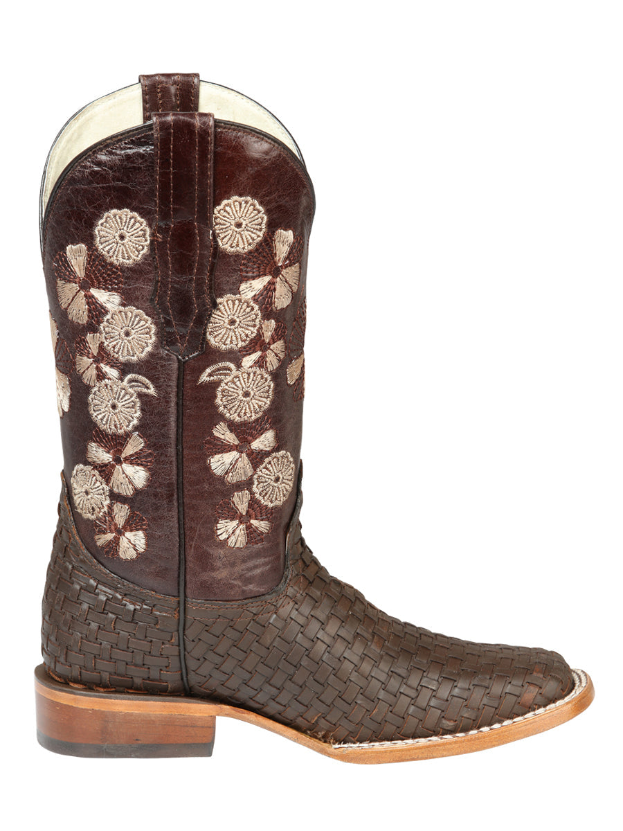 Bota Rodeo Dama El General Petatillo Café - Modelo 44855