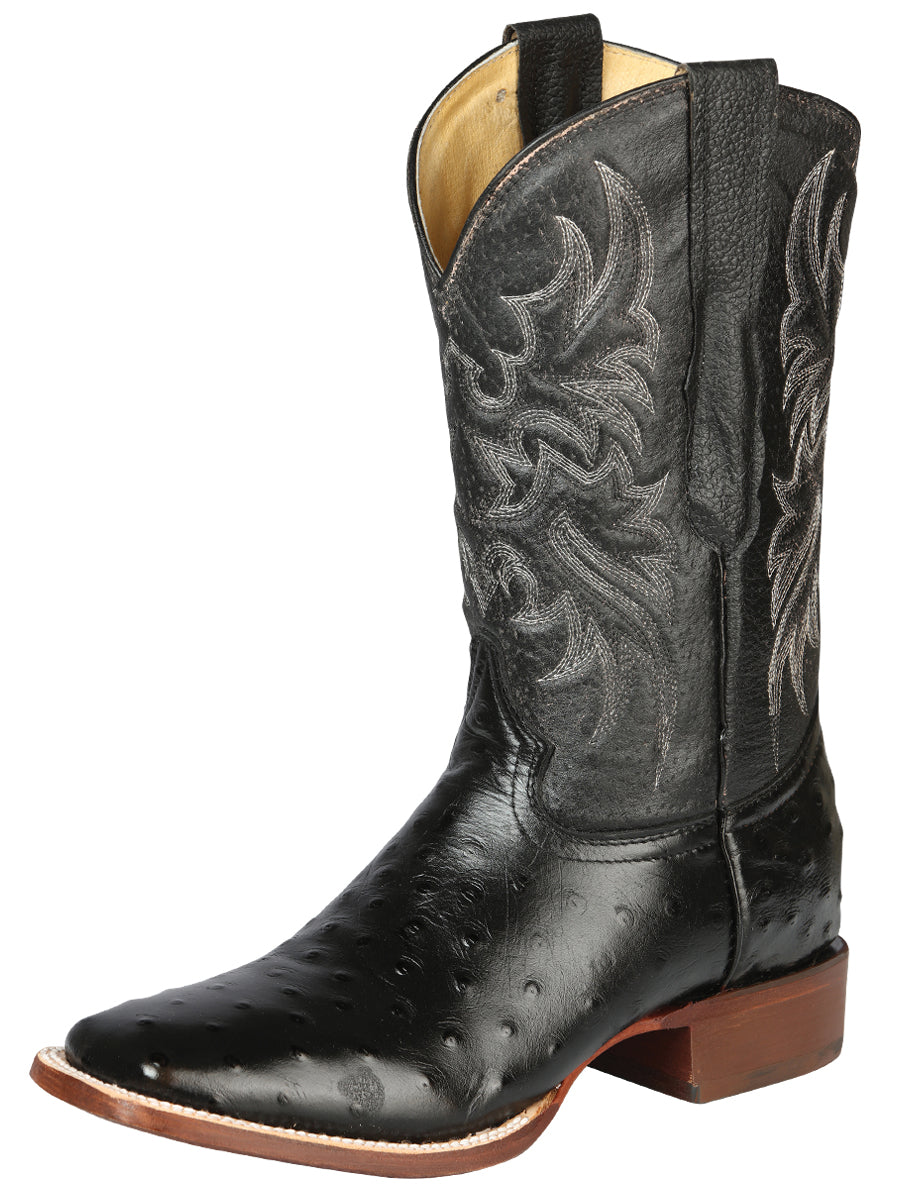 Bota Vaquera Rodeo El General para Hombre - Negro - Modelo 44935