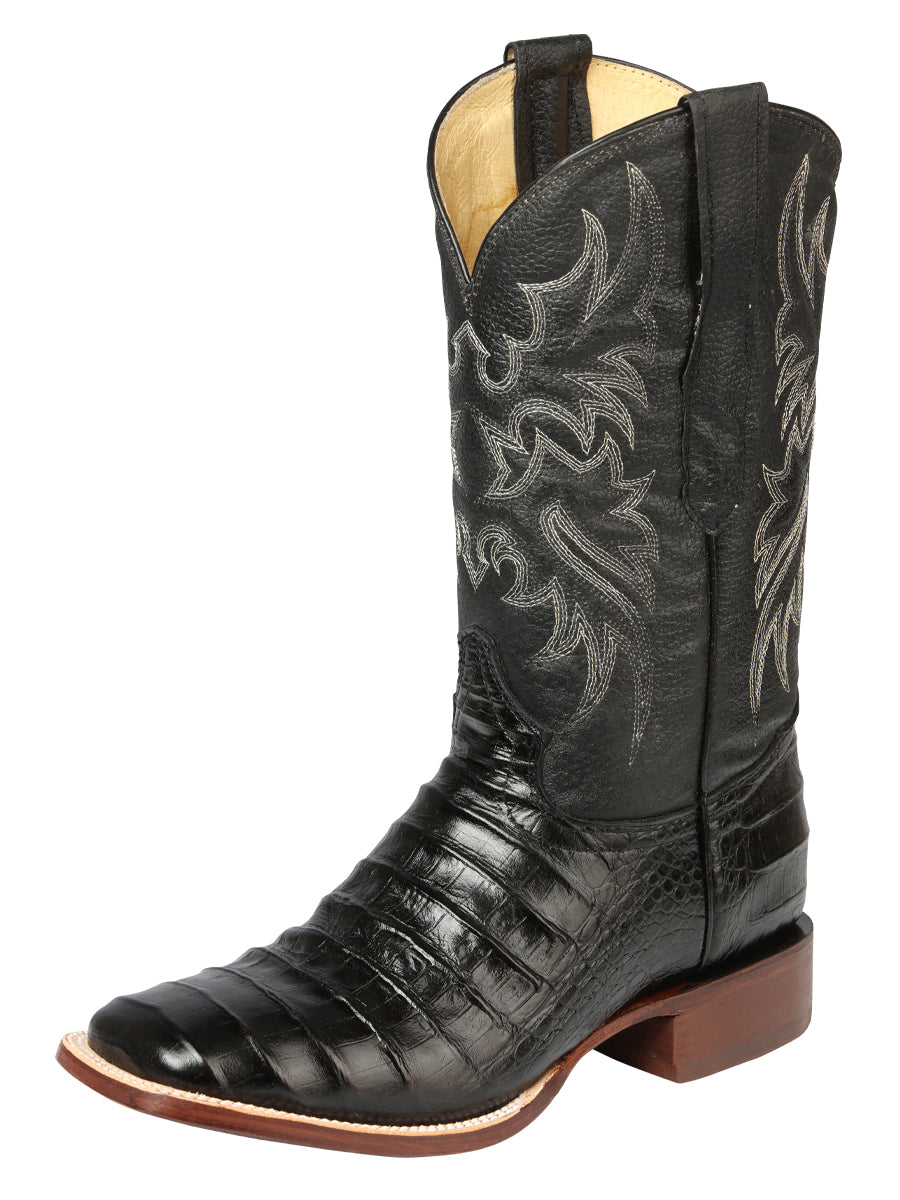 Bota Vaquera Rodeo El General para Hombre - Negro - Modelo 44938