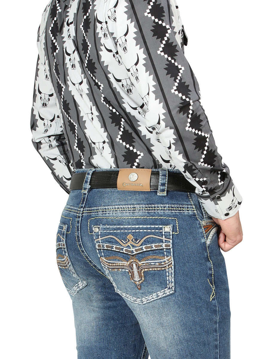 Centenario Bootcut Mezclilla PantalóN De Mezclilla Mediano Azul