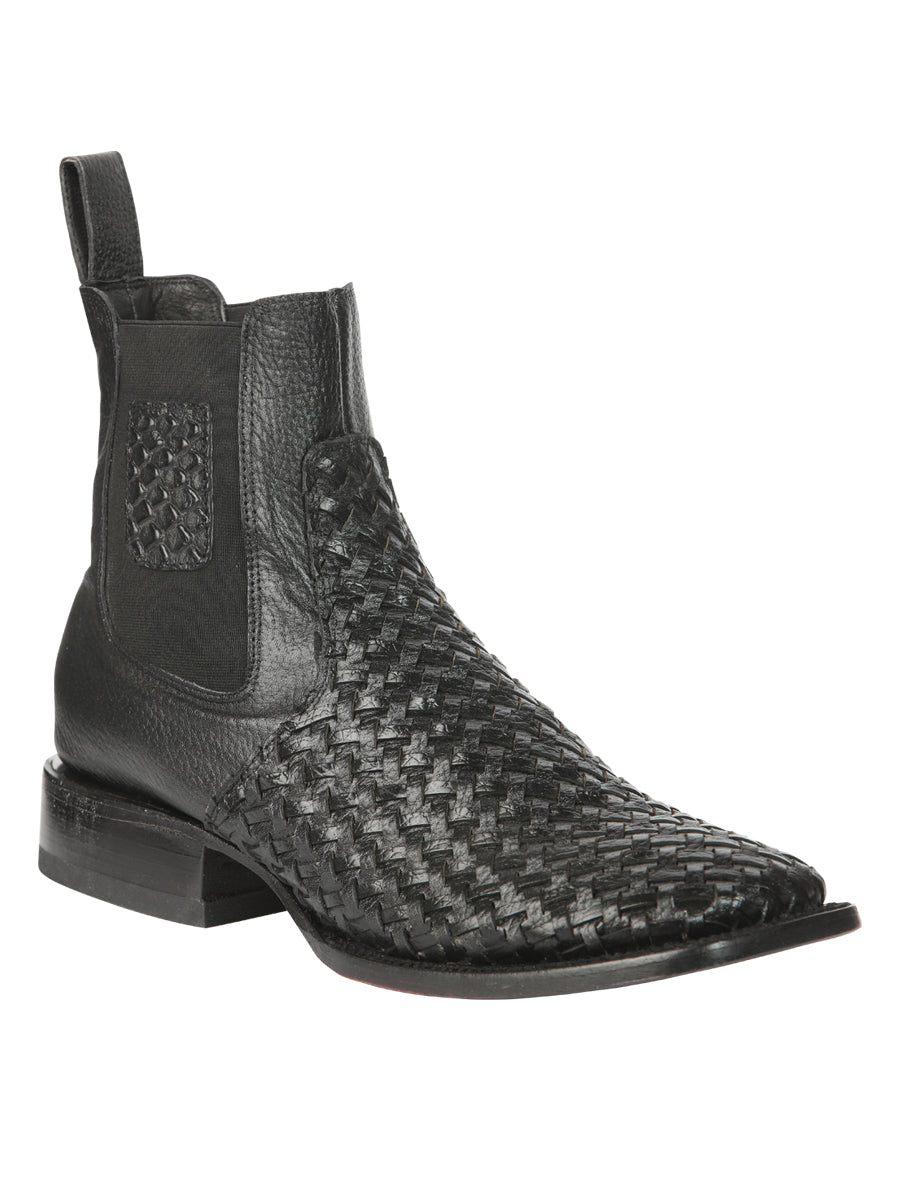 Bota Vaquera Rodeo El General para Hombre - Negro - Modelo 45181