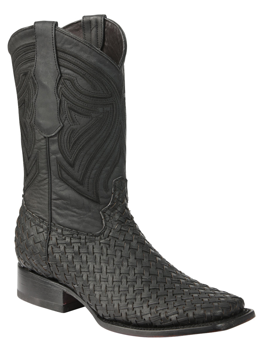 Bota Vaquera Rodeo El General para Hombre - Negro - Modelo 45400
