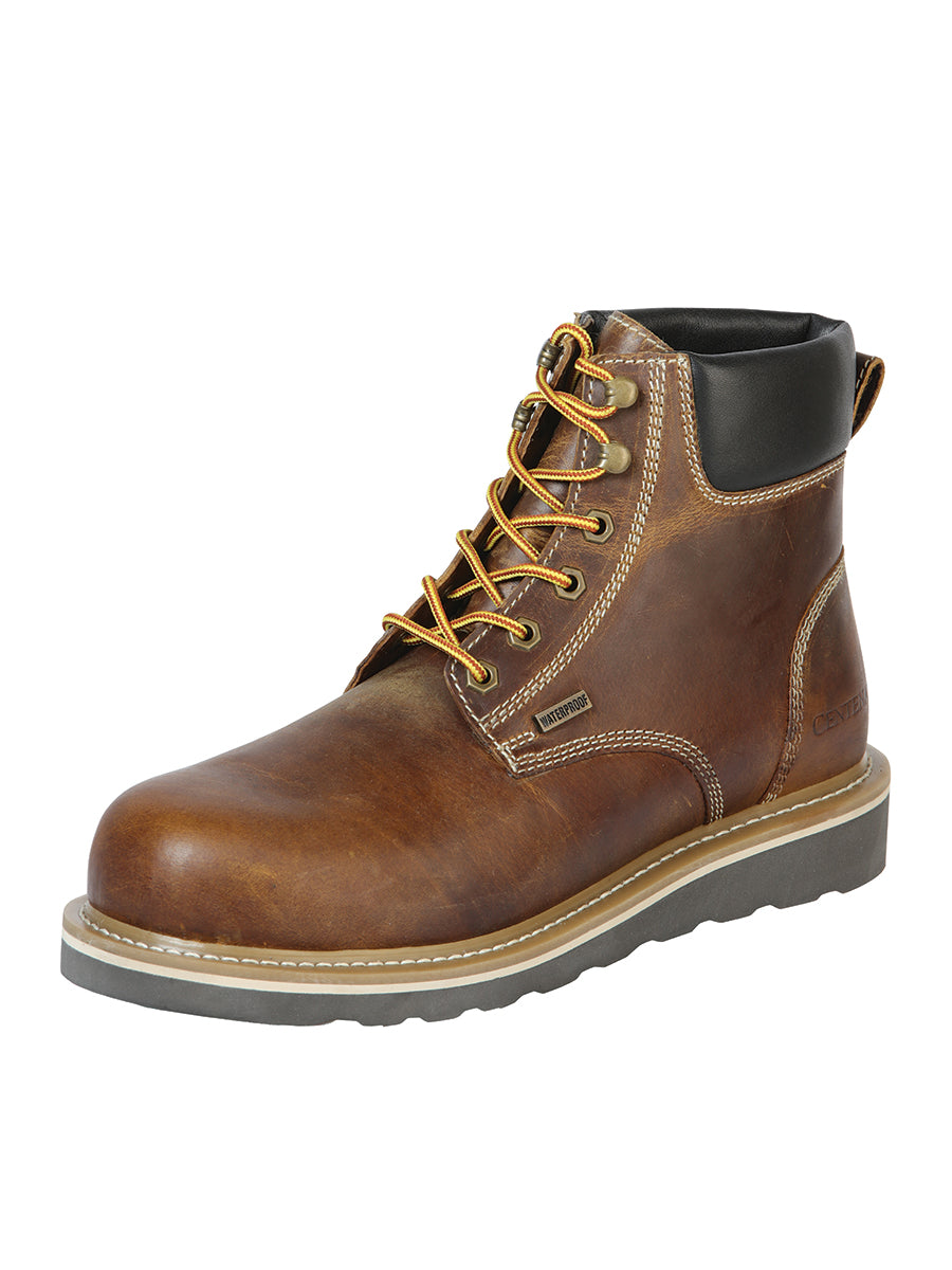 Botín Vaquero Centenario Piel Crazy para Hombre - Modelo 126420