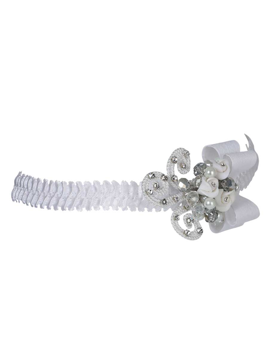 Diadema de Niña Danae en 100% Poliéster Color Blanco 600243