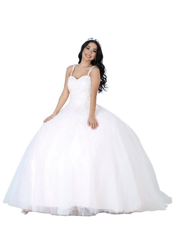 Vestido Mis Xv Primaveras % Rosa Claro/Marfil