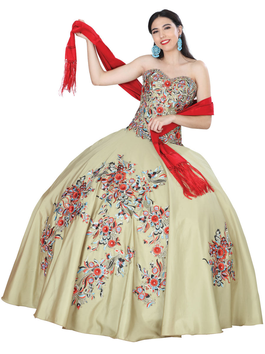 Vestido De QuinceañEra Mis Xv Primaveras Ss1803 Tafeta Verde