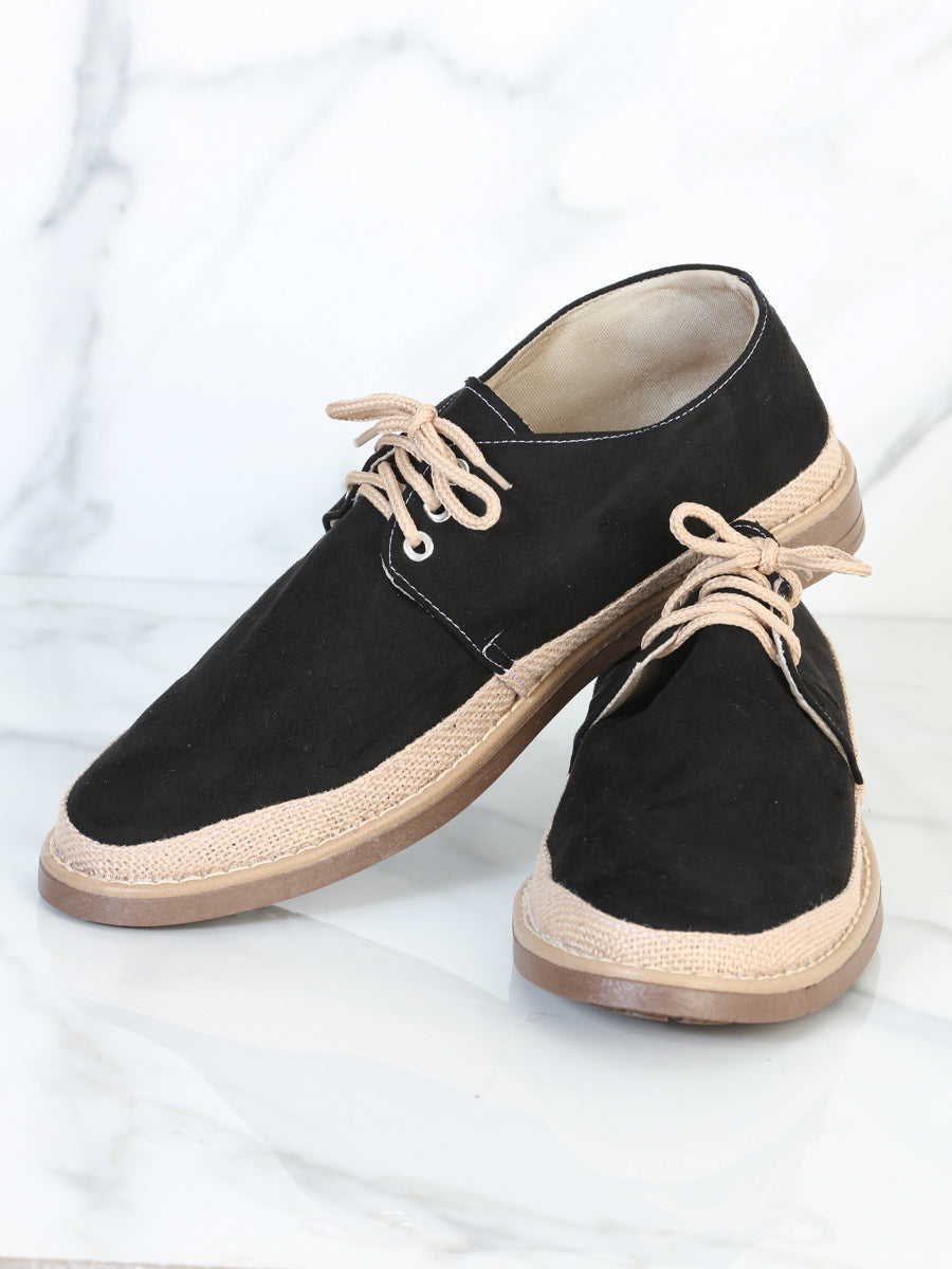 Calzado Tennis México Artesanal MOD.028 Yute Negro Color Negro 602053