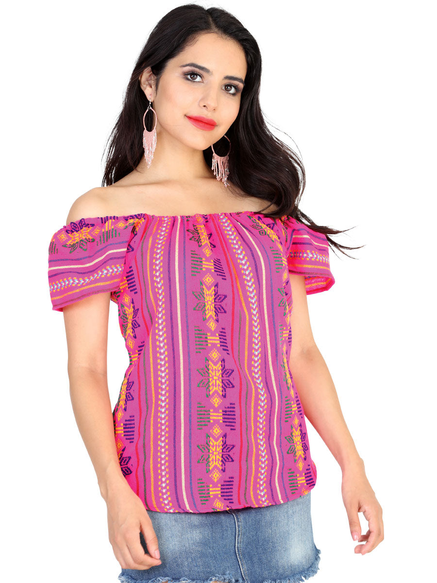 Blusa Cambaya Mexico Artesanal DúO 50% 50% Fiuscha