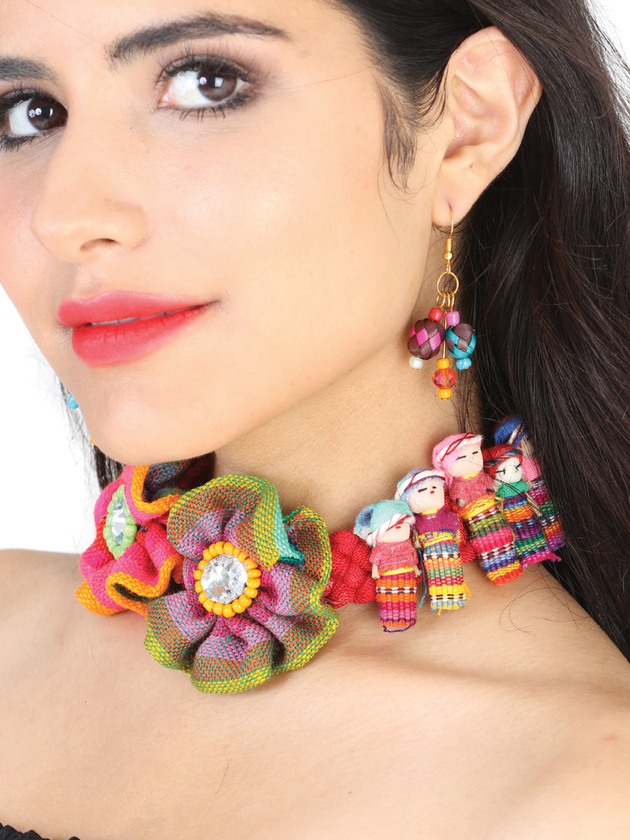 Juego de Velas para XV Años México Artesanal Bordada Artesanal Color Multicolor 602144