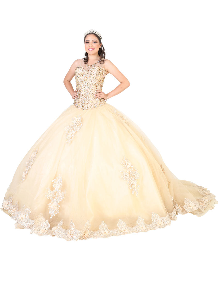 Vestido QuinceañEra Mis Xv Primaveras % Marfil
