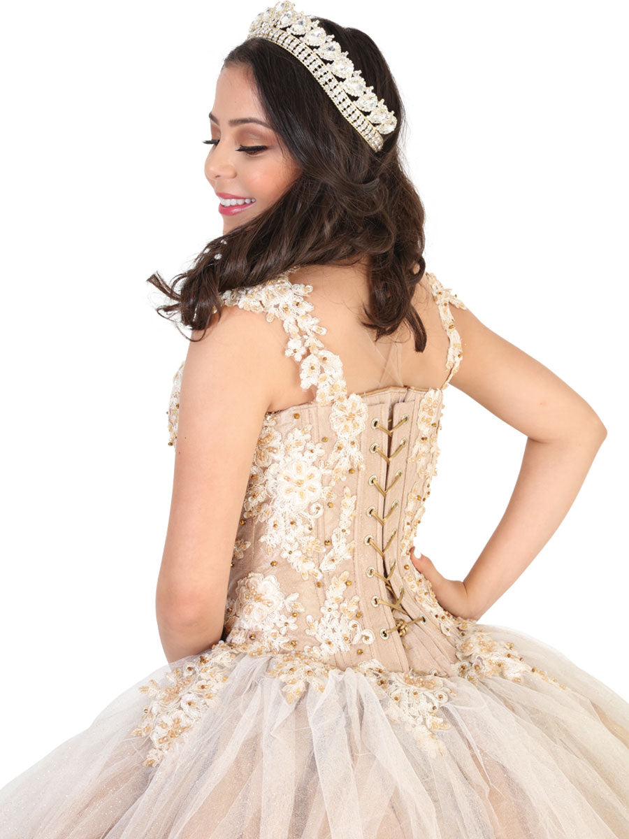 Vestido QuinceañEra Mis Xv Primaveras Princesa % Champagne