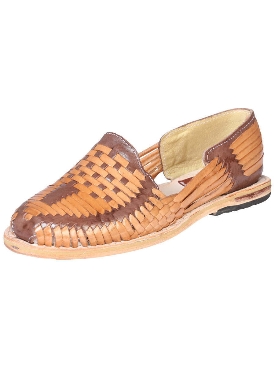Piel Mocasin Huarache Mis Xv Primaveras Vanessa Miel/Cafe