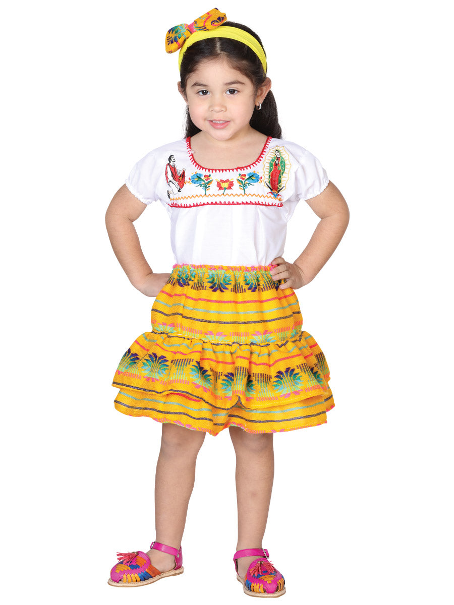 Blusa de Mujer México Artesanal en %50 Poliéster Color Amarillo 602498