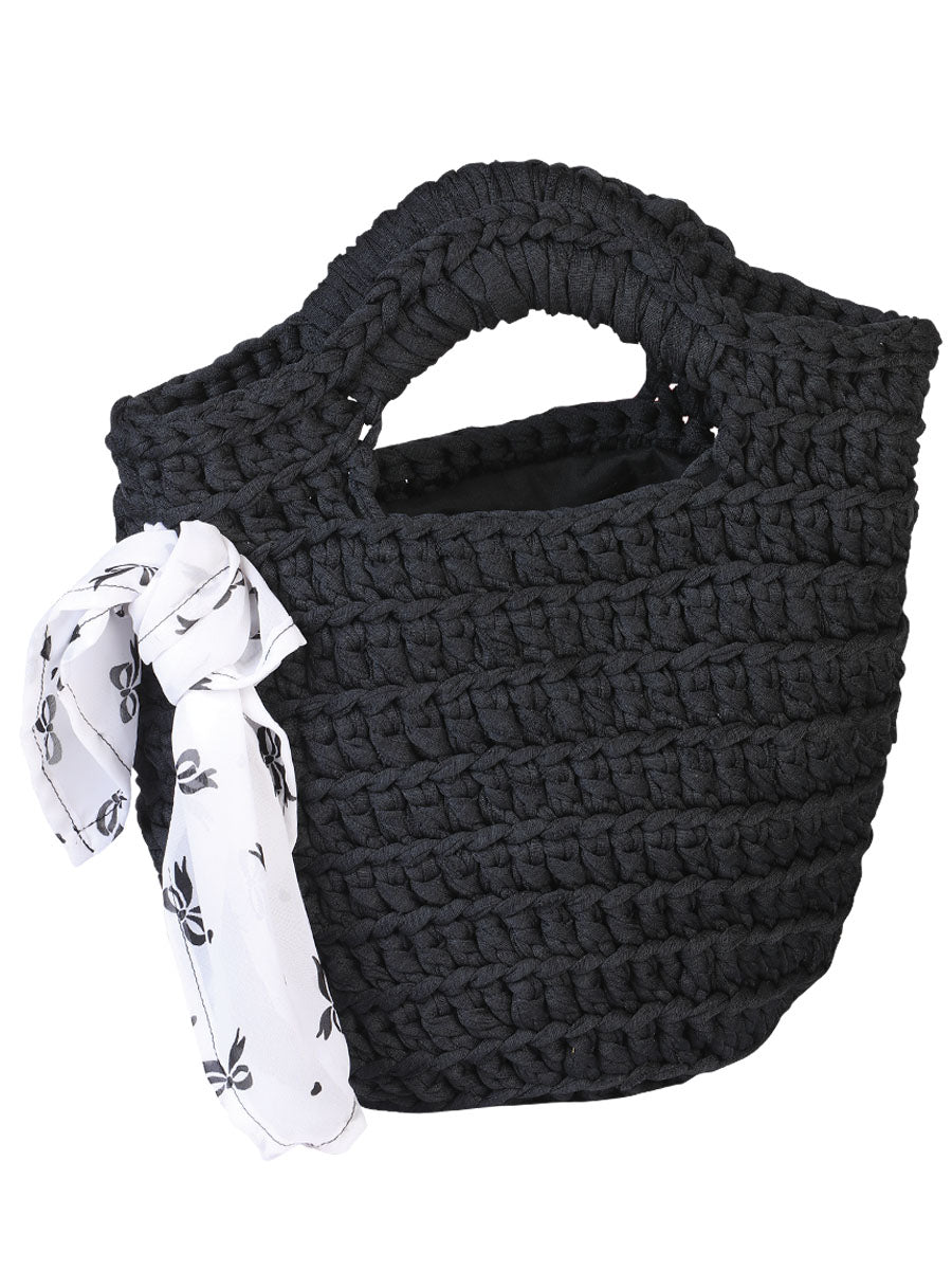 Bolsa de Mujer México Artesanal en 30% Spandex Color Negro 602667