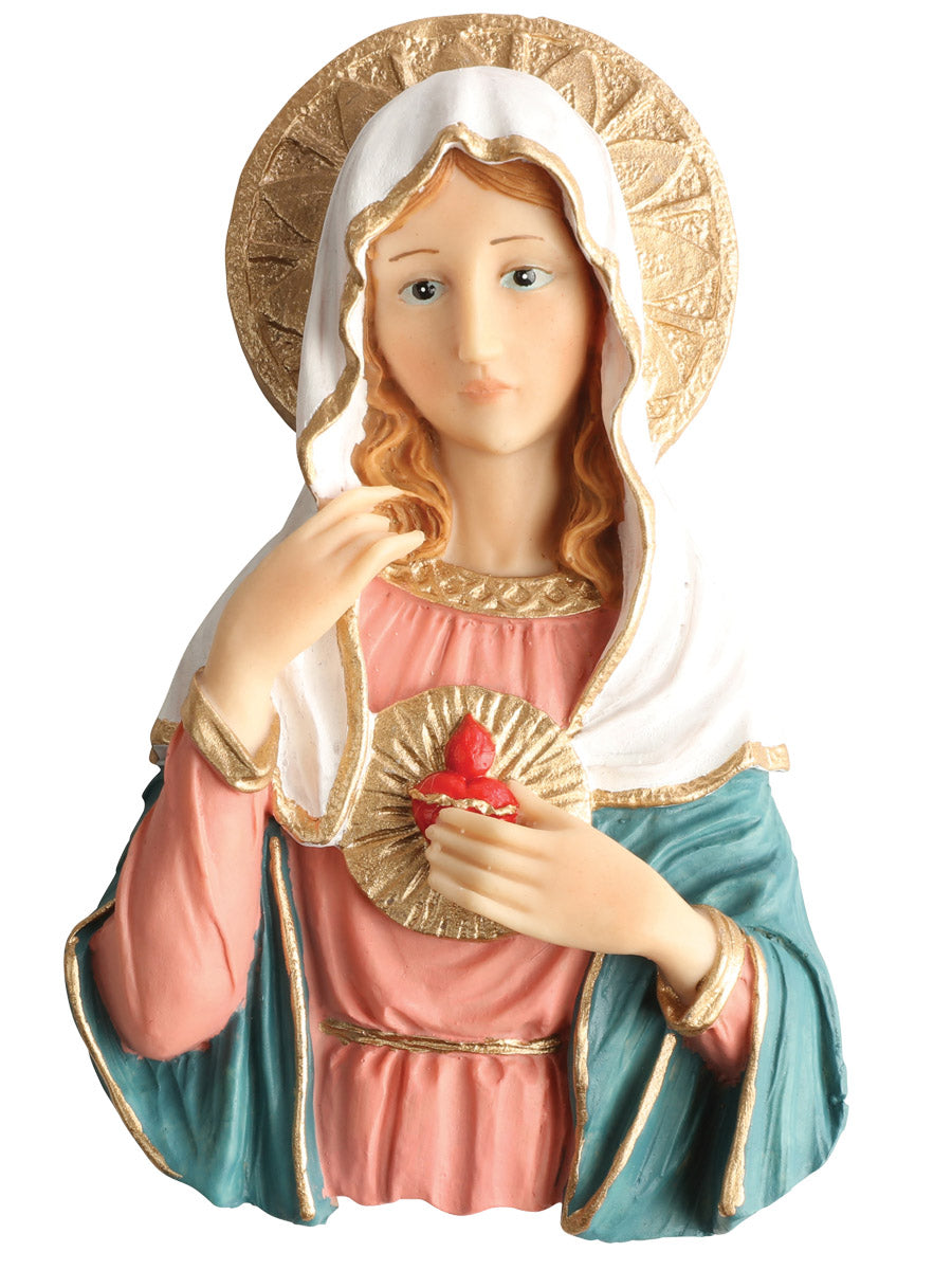 Articulo Religioso Mexico Artesanal 30 S C Maria Resina Multicolor