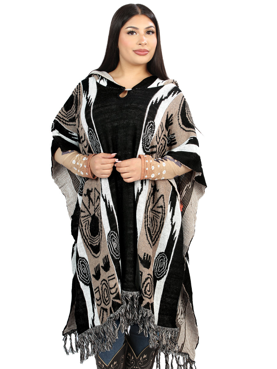 El General Poncho Western Wear Syg Tela Marron