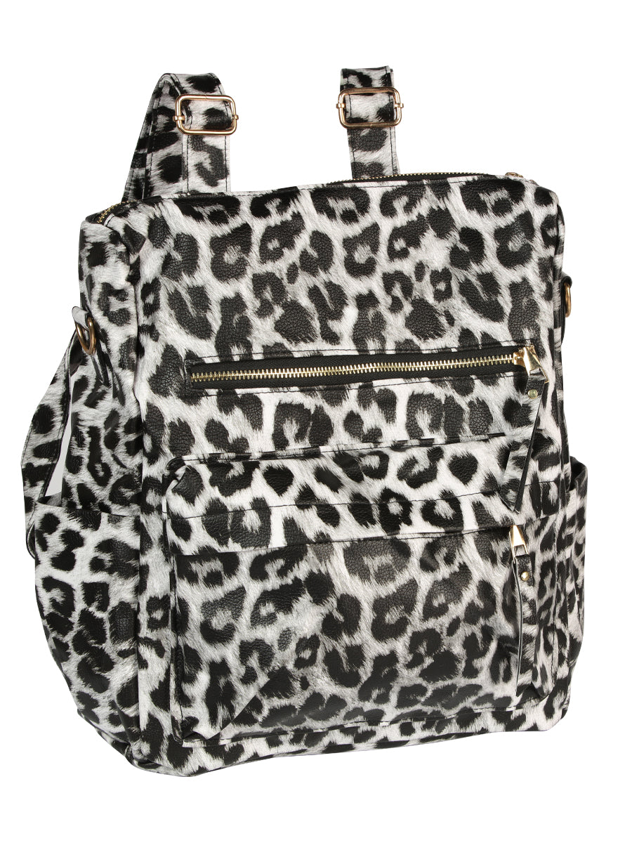Mochila El General Western Wear Syg-3210 Pu Blanco/Negro 702047