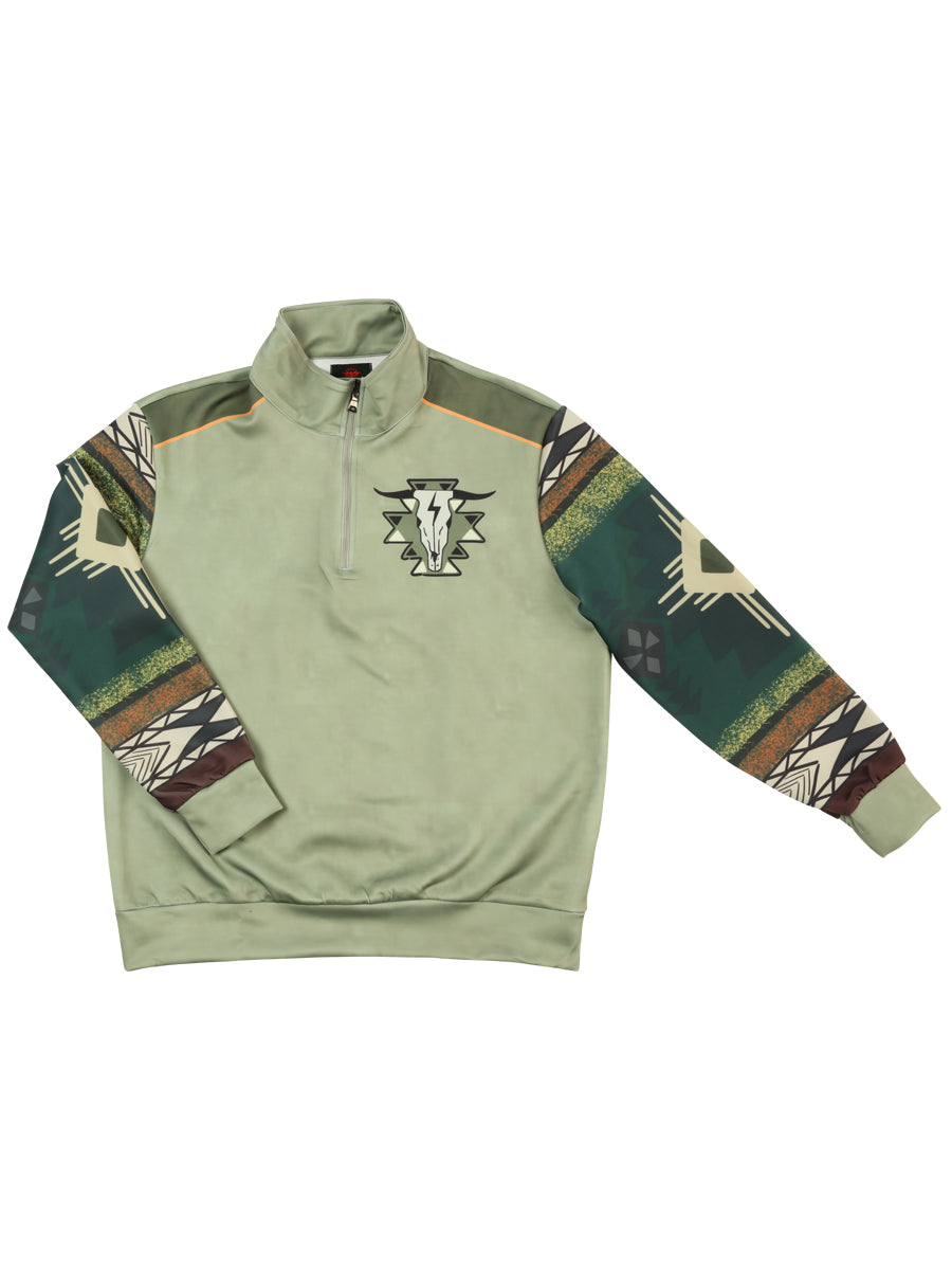 Chaqueta El General Western Wear Syg-2820 Tela Oliva 702054
