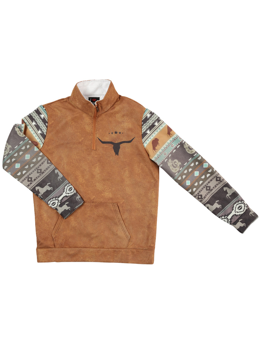 El General Chaqueta Western Wear Syg Tela Camel