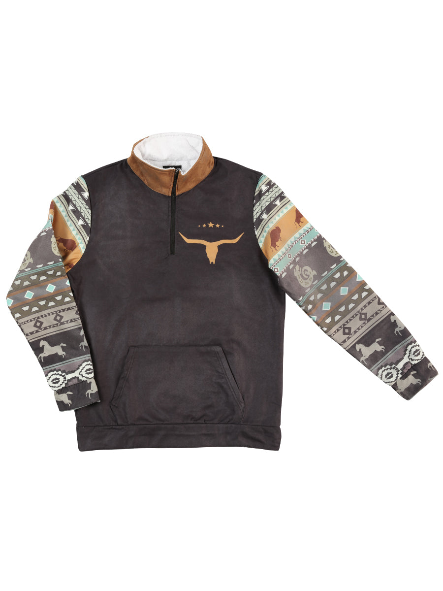 El General Chaqueta Western Wear Syg Tela Negra