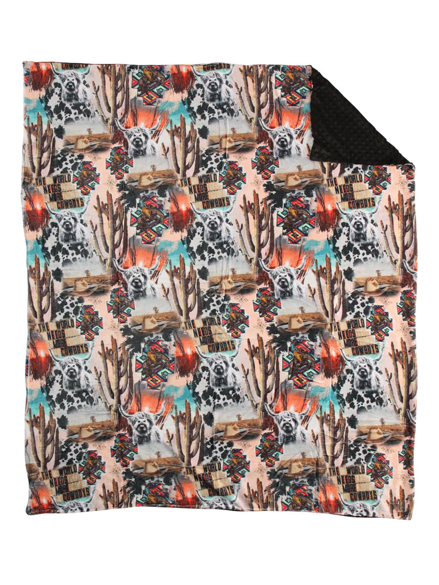 Camisa Vaquera de Mujer El General Western Wear Stg-006-6 Artesanal en Tela Color Multicolor 702088