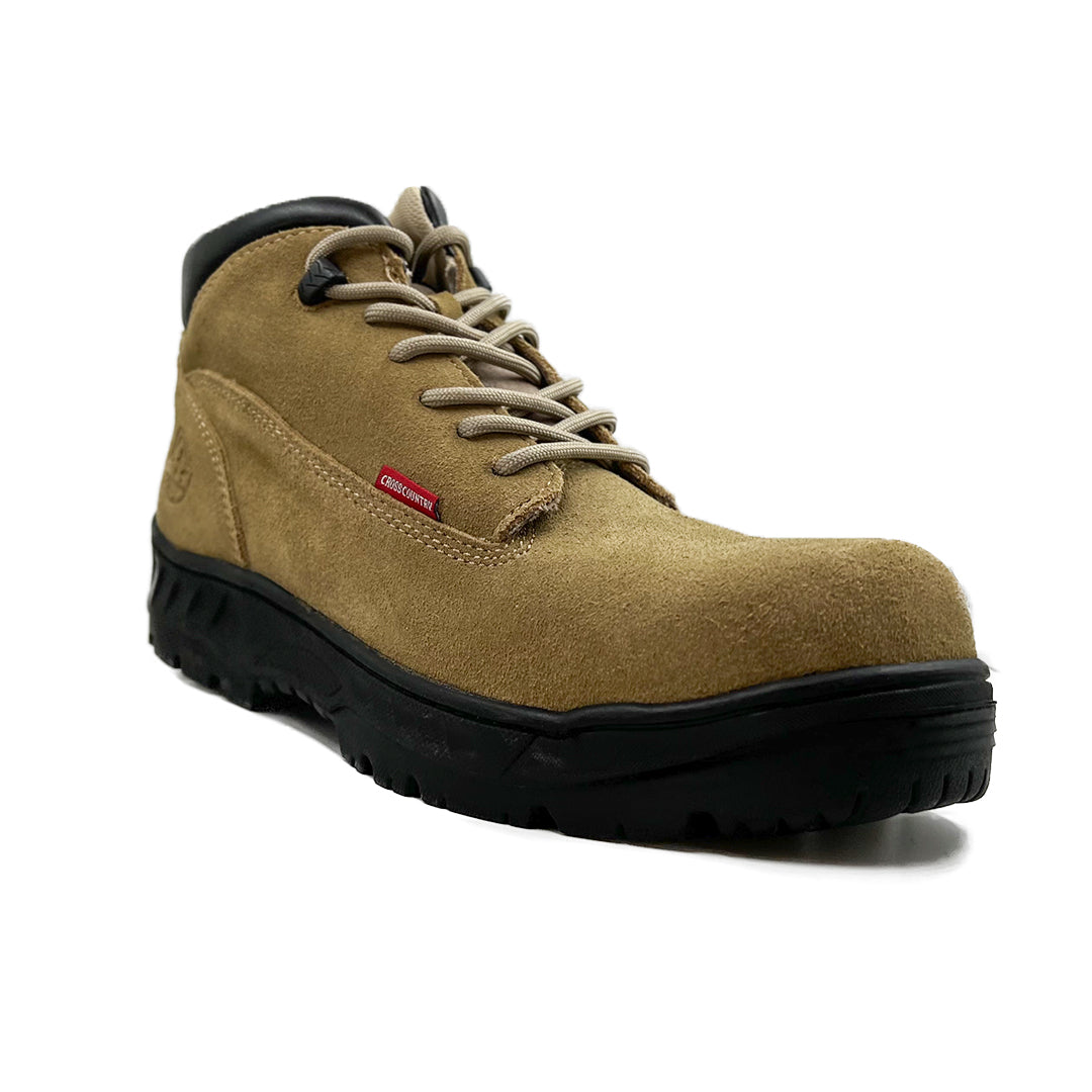 Bota de Trabajo Crosscountry Gamuza para Hombre - Arena - Modelo 2021