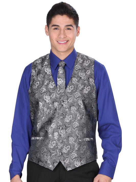 Vestido de Hombre El General SS15-JS1 en 100% Poliéster Color Plata 34138