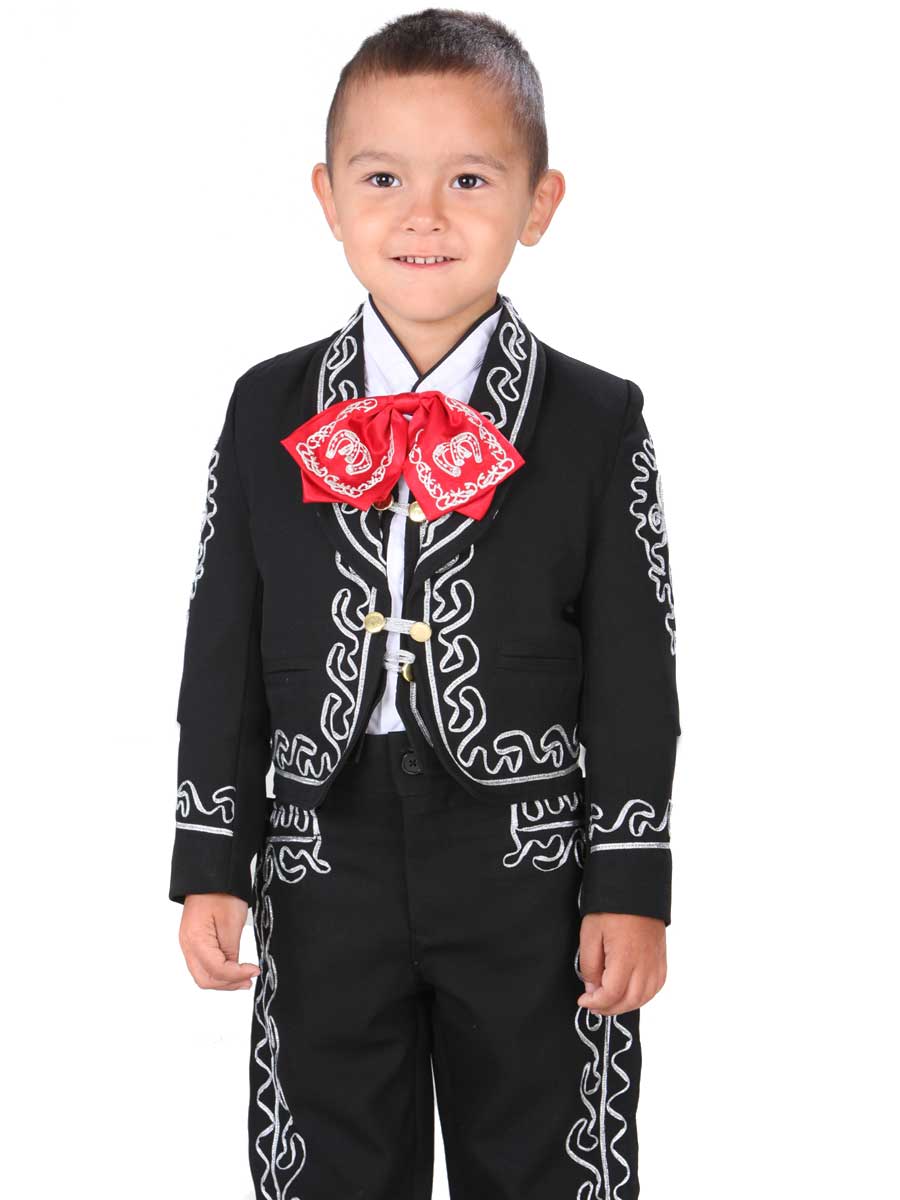 Traje Charro TRAJE CSK 1 % POLYESTER BLACK/ WHITE/ RED