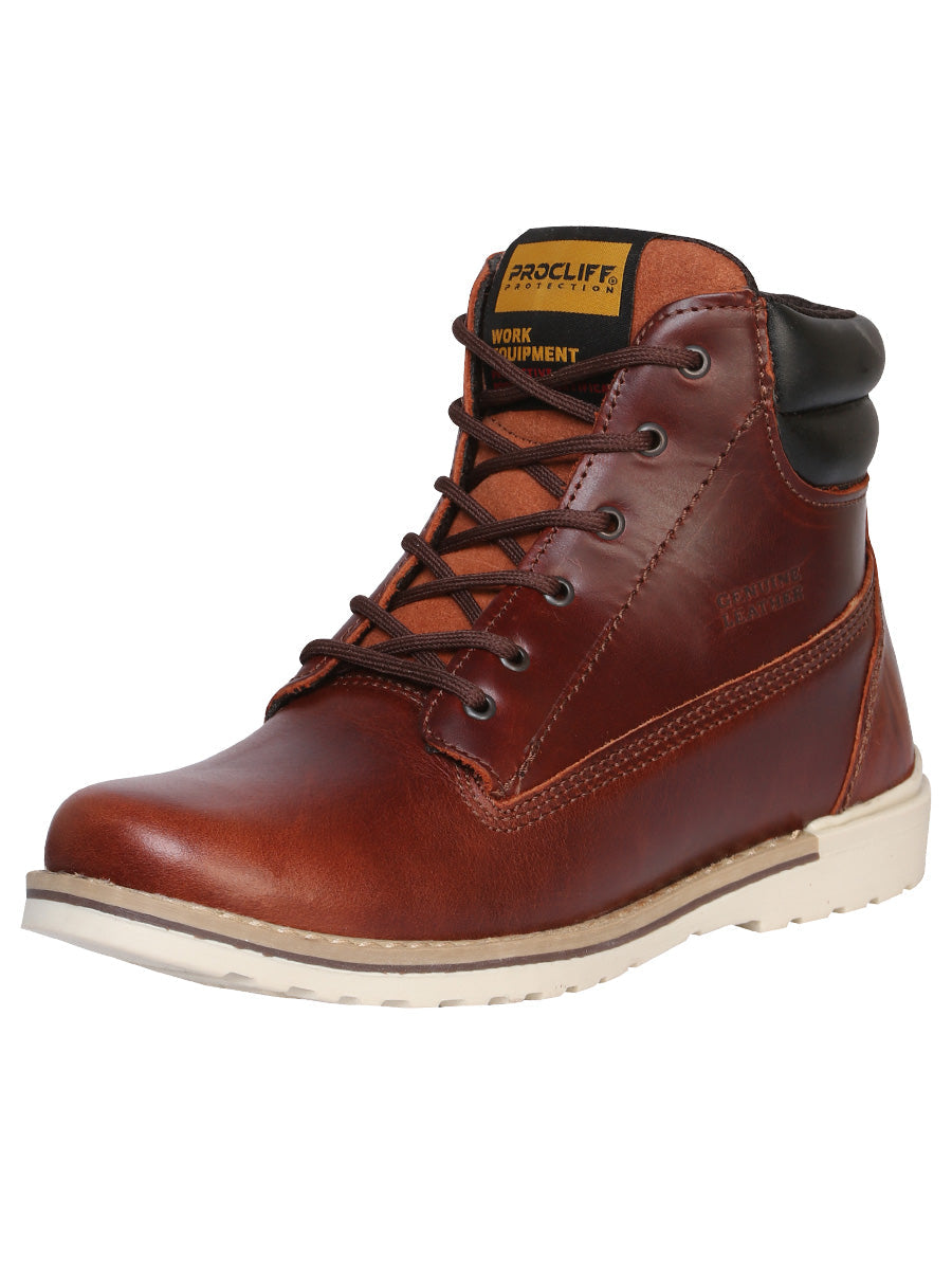 Bota de Trabajo El General para Dama - Vino - Modelo 35201