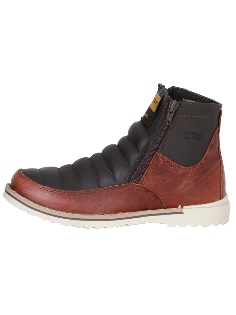 Bota de Trabajo El General para Dama - Vino - Modelo 35205