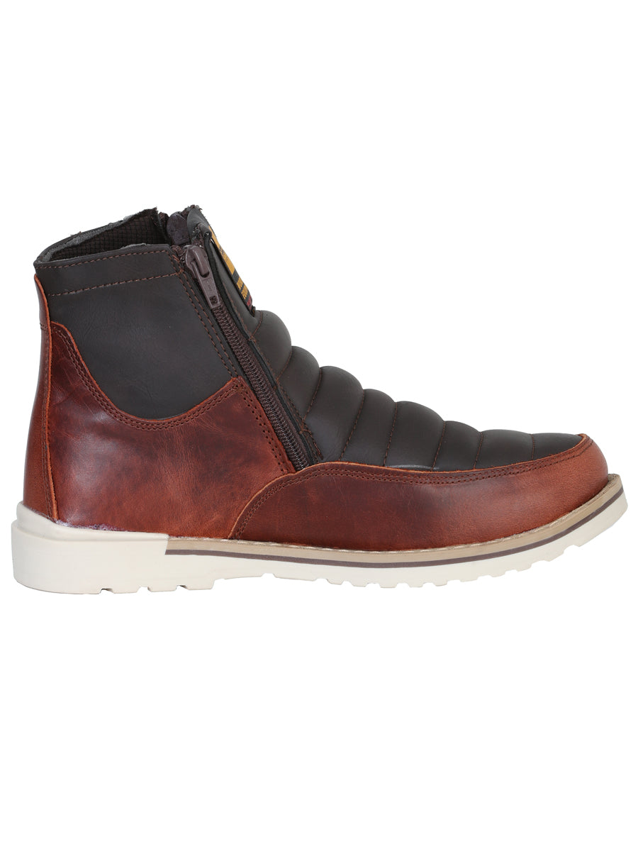 Bota de Trabajo El General para Dama - Vino - Modelo 35205