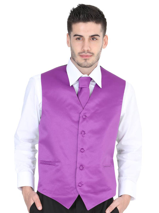 Chaleco de Hombre El General en 100% Poliéster Color Morado 40319
